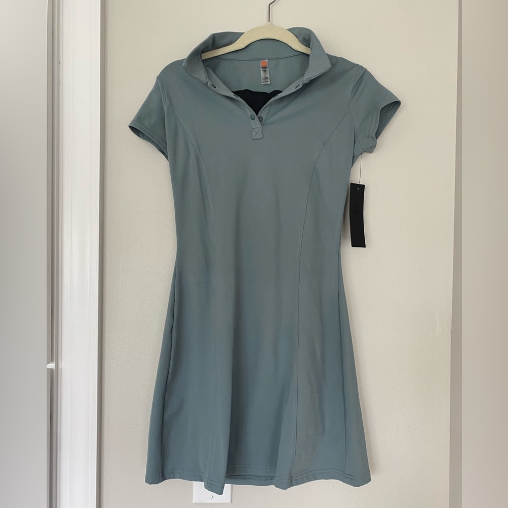Roolee Athletic Polo Dress With Bike Shorts